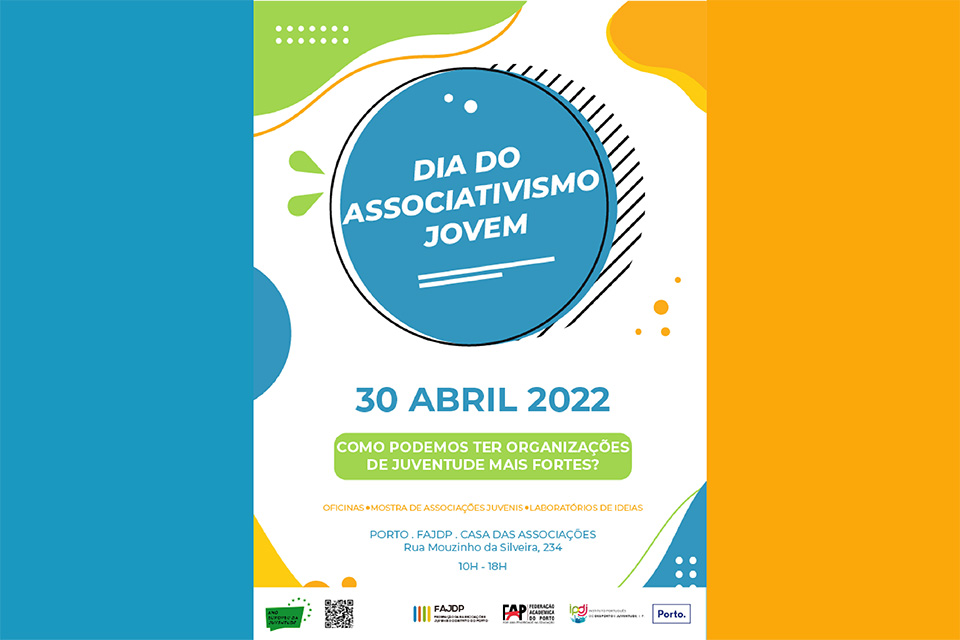 Dia do Associativismo Jovem 30 de abril na Casa das Associações no Porto